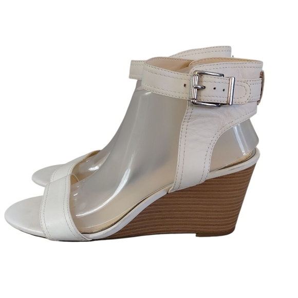 Jessica Simpson White Wedge Sandals  Cristabel Sandals Size 9.5 - Picture 4 of 12